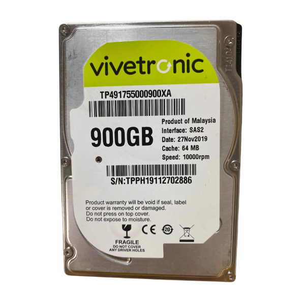 Vivetronic 900GB SAS2 TP491755000900XA