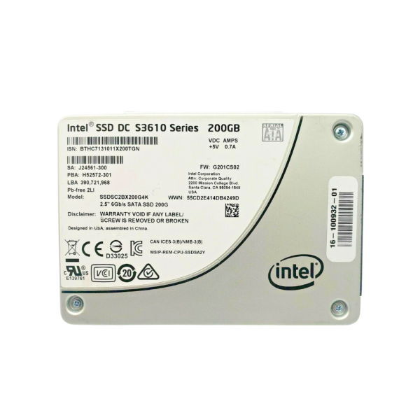 Intel SSD DC S3610 Series 200GB