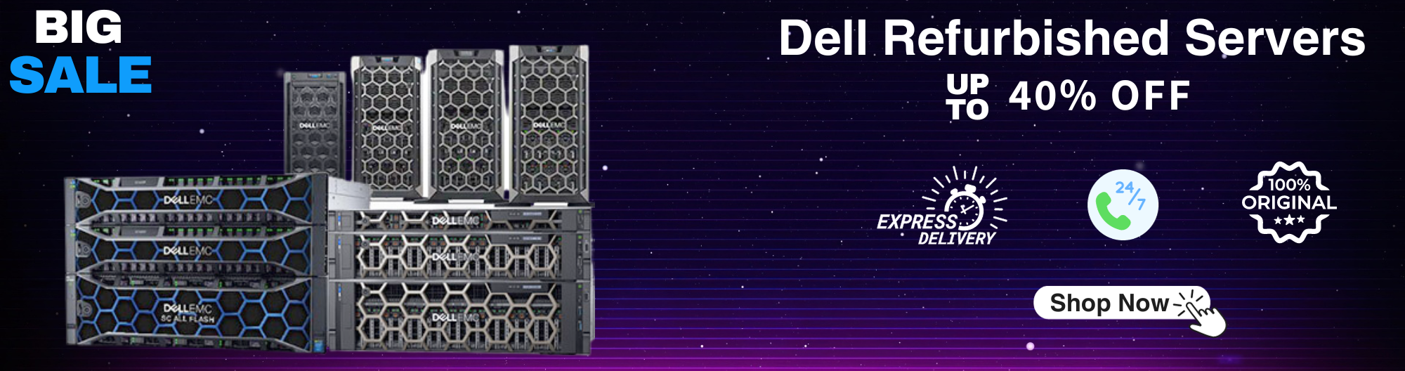 Dell refurbished servers top banner